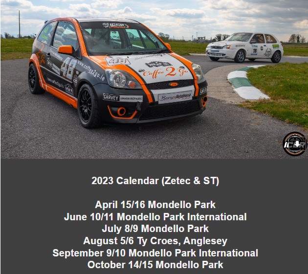 Fiesta Race Calendar 2023 Motorsport.ie